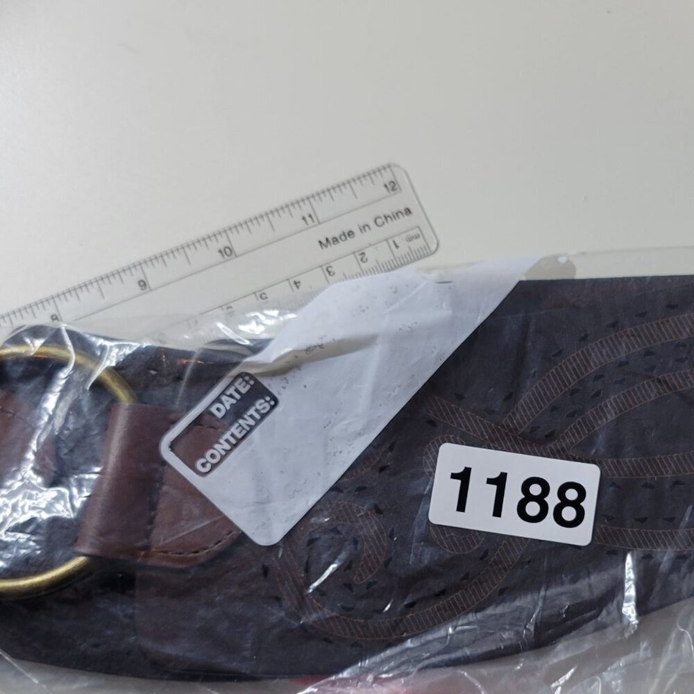 Hobo Brown Leather belt Women size 34 - Picture 11 of 11